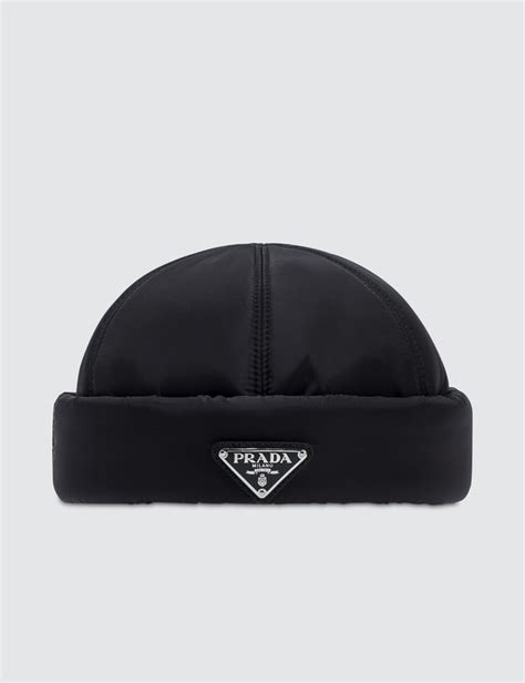 beanie prada hat|Prada nylon hats.